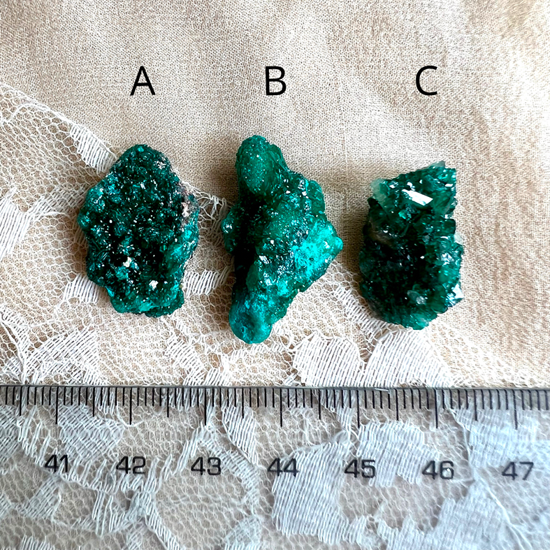 Dioptase Statement Ring - One of a Kind