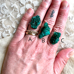 Dioptase Statement Ring - One of a Kind