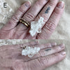 Apophyllite Quartz Ring - One of a kind Statement