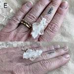 Apophyllite Quartz Ring - One of a kind Statement
