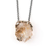 Elestial Quartz Pendant with Chain - One of a kind for men and women - Giardinoblu Jewellery Milan