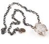 Herkimer Diamond Necklace - One of a Kind - Giardinoblu Jewellery Milan