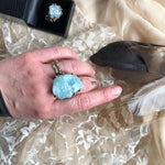 Aquamarine Statement Ring - Unique Piece