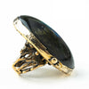 Labradorite Statement RIng _ Essential Design_One of A Kind