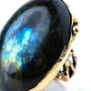 Labradorite Statement RIng _ Essential Design_One of A Kind