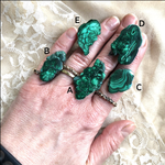 Malachite Ring - Unique Piece Statement