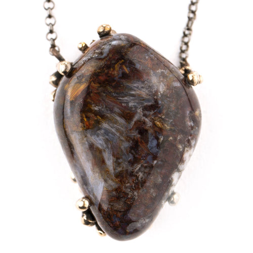 Pietersite Necklace - Unique Piece