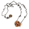 Brown Aragonite Necklace, Jewelry for spiritual Healing by Giardinoblu