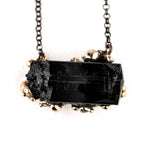 Black Tourmaline Necklace - Unique Piece