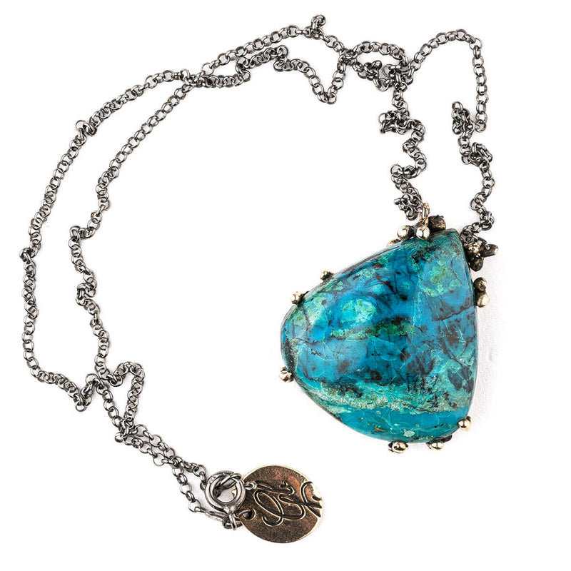 Chrysocolla Necklace - Unique Piece