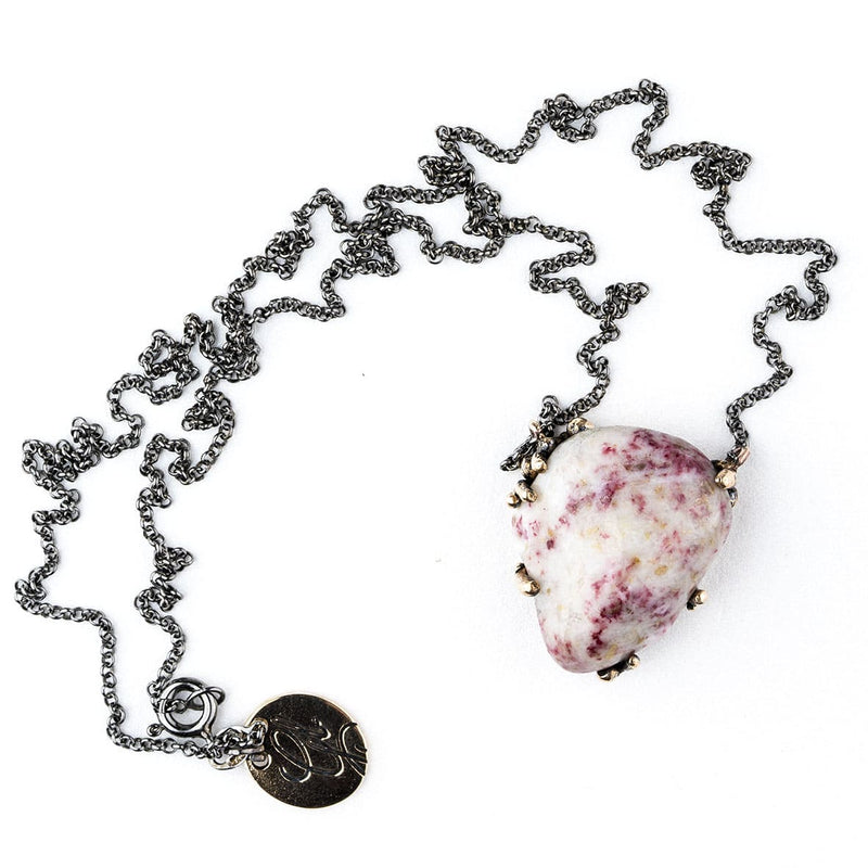 Cinnabar Necklace (in Quartz) - One Of a Kind