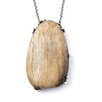 Fossil Wood (aka Petrified Wood) Necklace - One of a Kind
