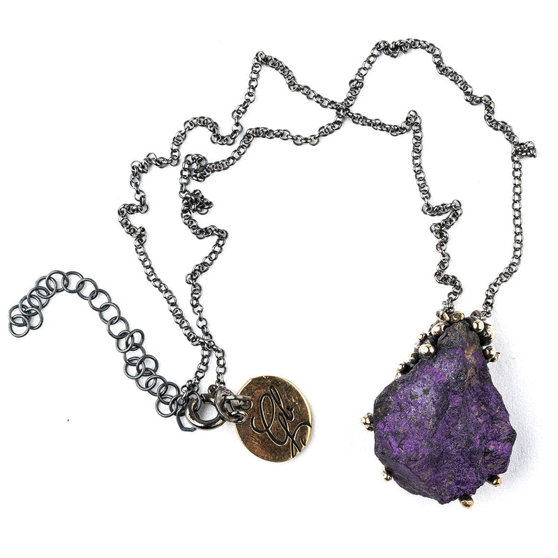 Purpurite Necklace - Unique Piece -