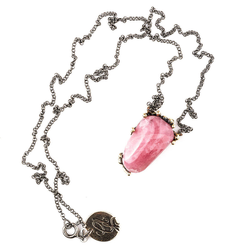 Rhodochrosite Necklace - Giardinoblu Healing Jewelry Milan