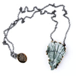 Seraphinite Necklace - Unique Piece - Giardinoblu healing jewels