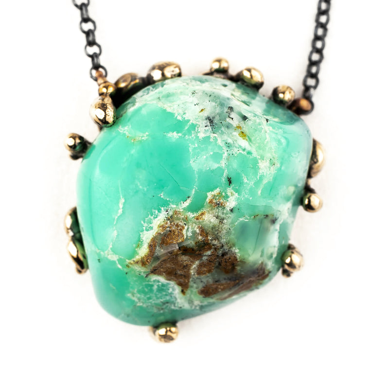 Chrysopal Necklace - one of a kind
