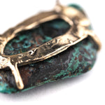 Azurite Malachite Chrysocolla Statement Necklace - Unique Piece - Giardinoblu Jewellery Milan