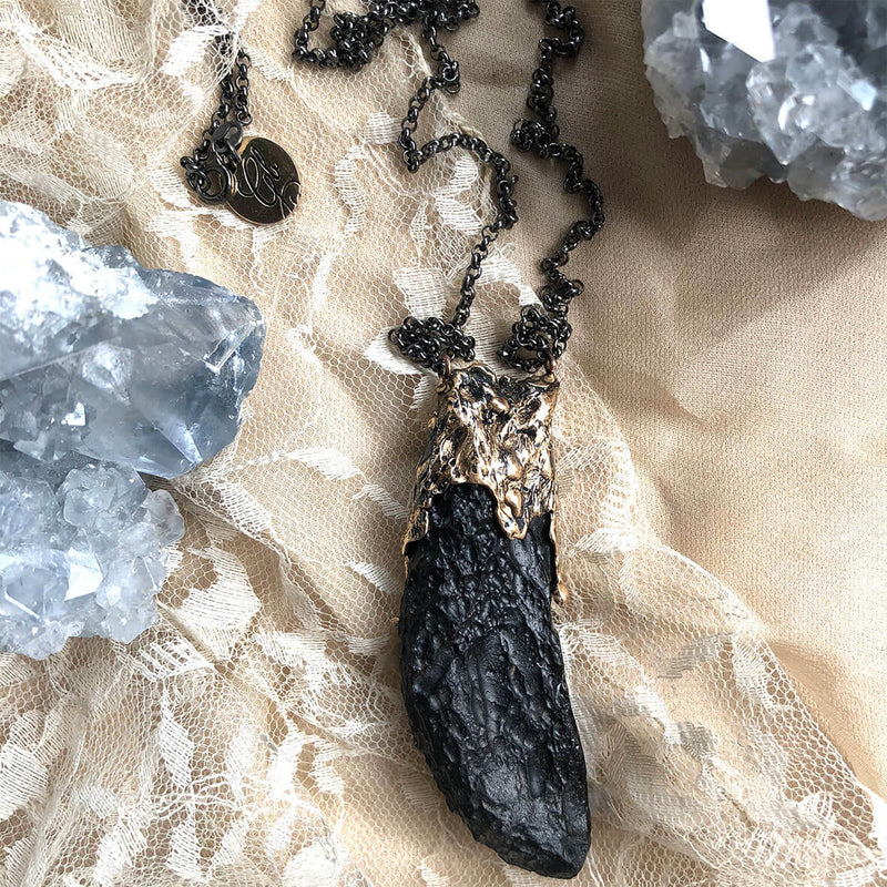 Tektite Necklace - One of a Kind