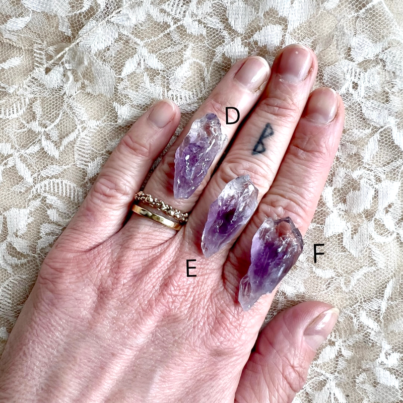 Amethyst Tip Ring